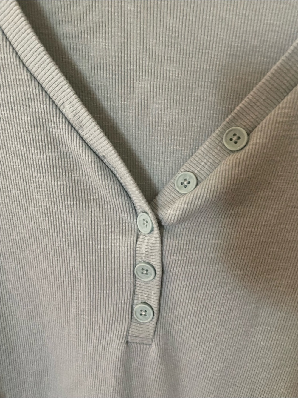 Duluth Trading Co Sage Green Short-Sleeve Henley Size 3X Plus Cotton Blend - Picture 2 of 5